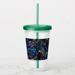 Oil Slick Acrylic Tumbler