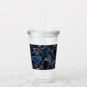 Oil Slick Acrylic Tumbler