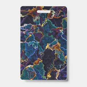 Oil Slick Badge ID Badge
