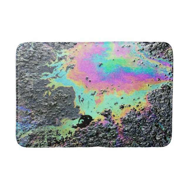 Oil Slick Bath Mat (Front)