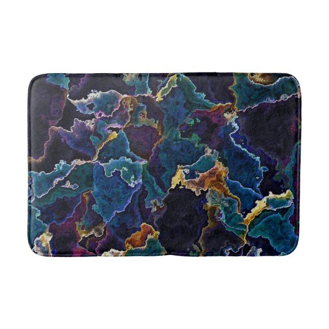 Oil Slick  Bath Mat (Front)