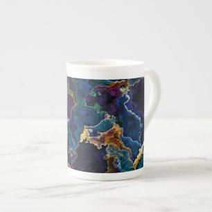 Oil Slick   Bone China Mug
