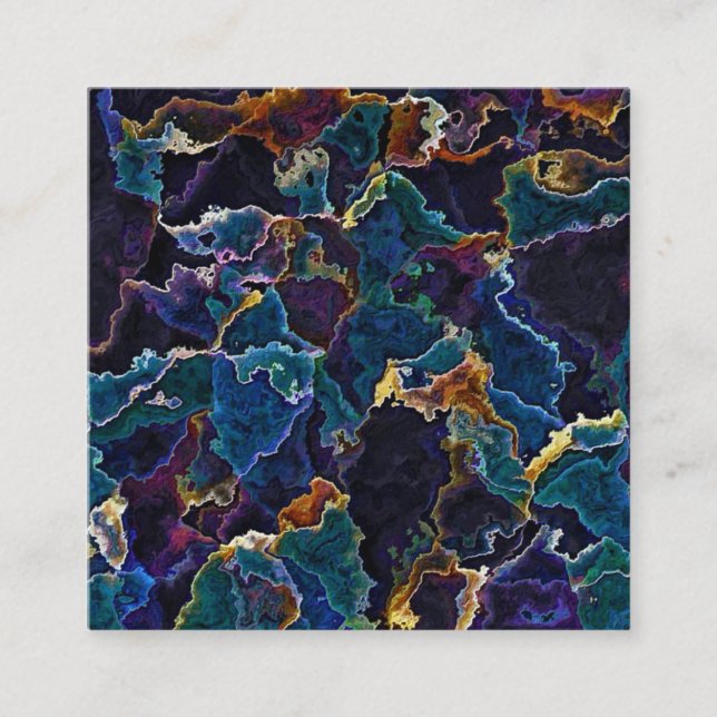 Oil Slick  Business Card (Front)