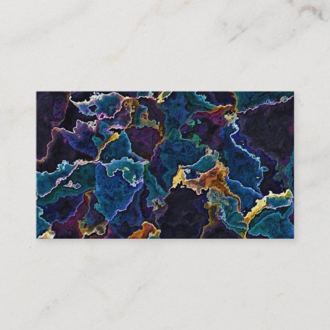Oil Slick  Business Card (Front)