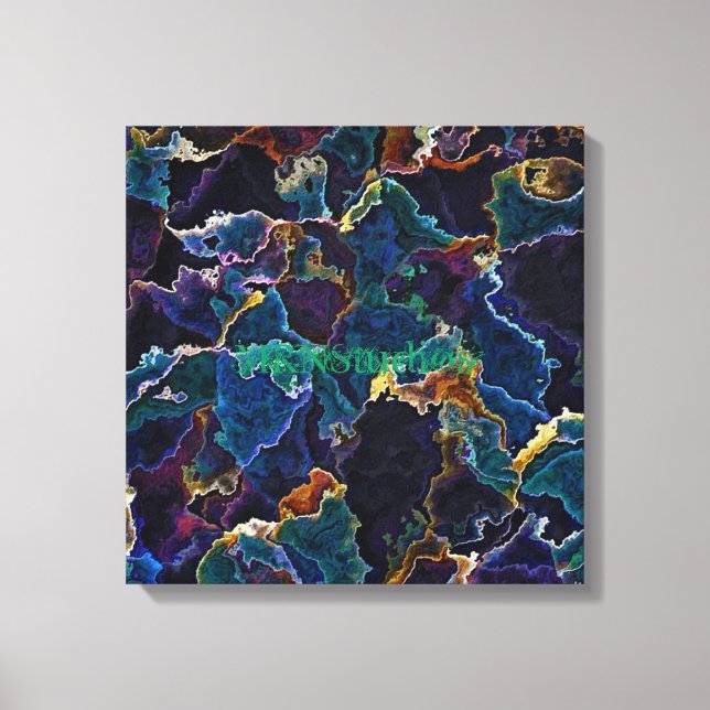 Oil Slick  Canvas Print (Front)