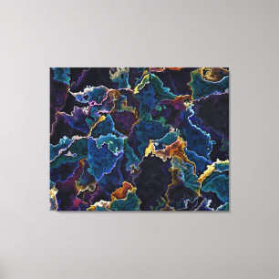 Oil Slick Canvas Print