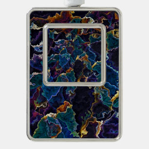 Oil Slick  Christmas Ornament