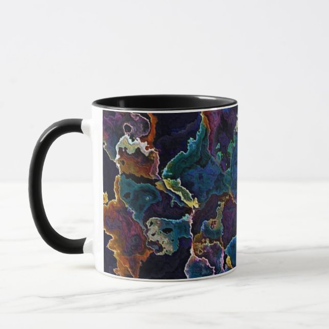 Oil Slick  Coffee Mug (Left)