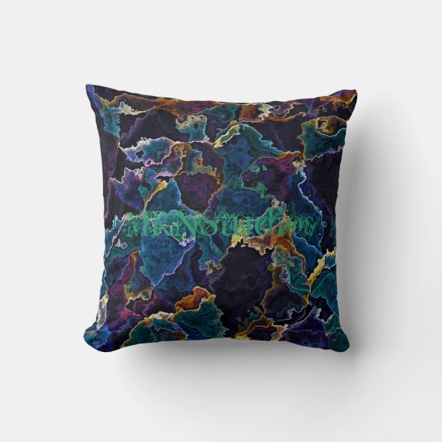 Oil Slick  Cushion (Front)