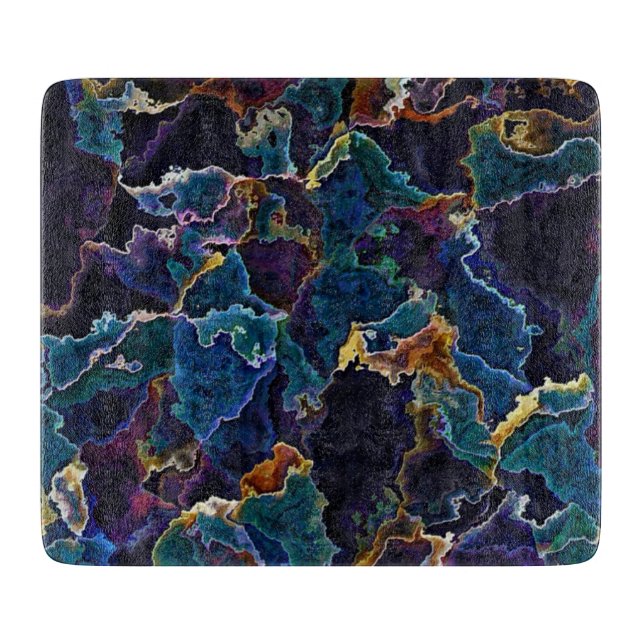 Oil Slick  Cutting Board (Front)