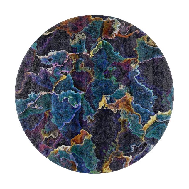 Oil Slick  Cutting Board (Front)