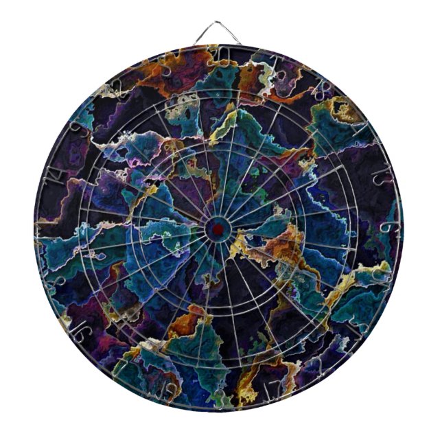 Oil Slick  Dartboard (Front)
