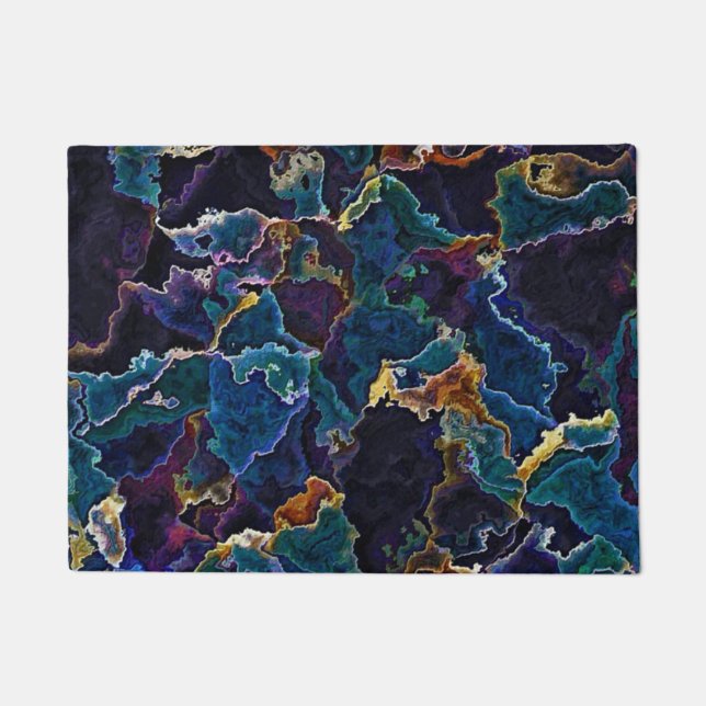Oil Slick  Doormat (Front)