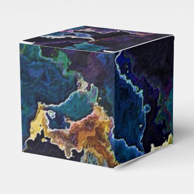 Oil Slick  Favour Box (Front Side)