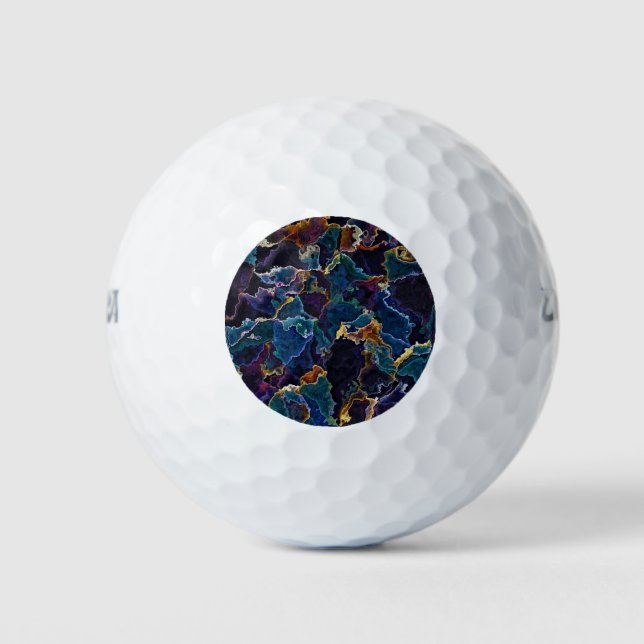 Oil Slick  Golf Balls (Front)
