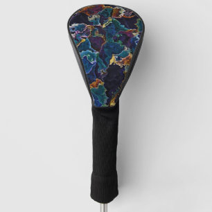 Oil Slick   Golf Head Cover