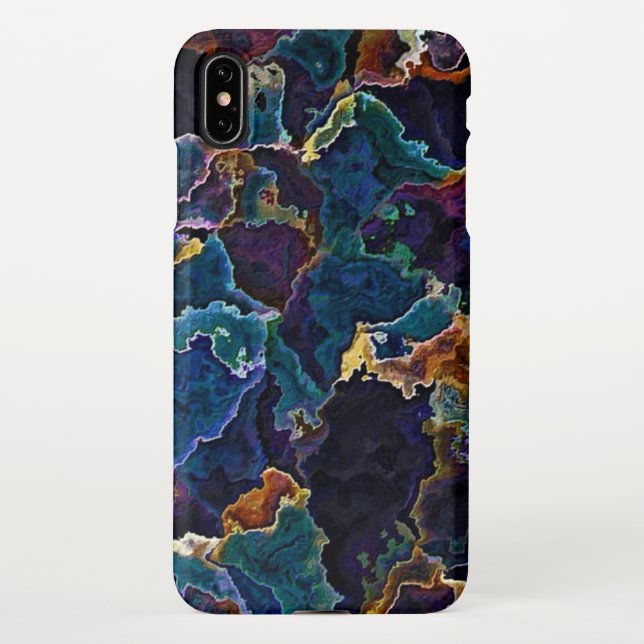 Oil Slick  iPhone Case (Back)