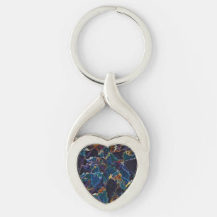 Oil Slick  Key Ring