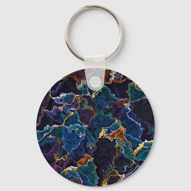 Oil Slick  Keychain (Front)