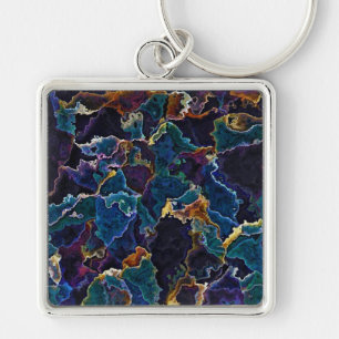 Oil Slick Keychain