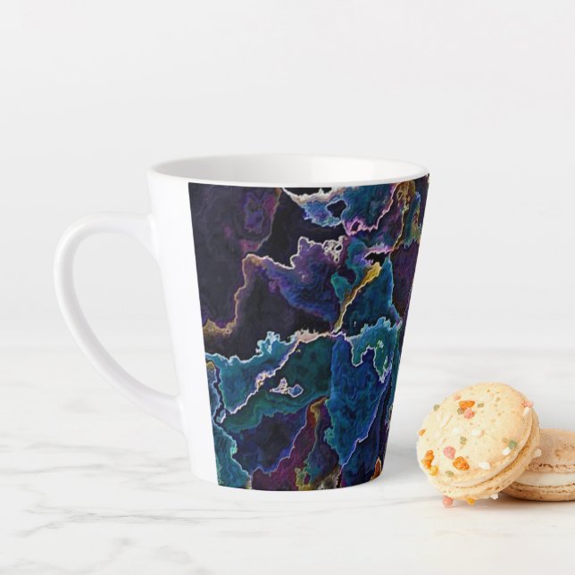 Oil Slick  Latte Mug (In Situ)