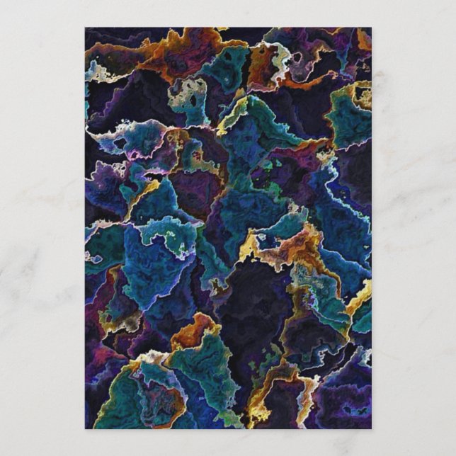 Oil Slick  Menu (Front)