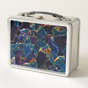 Oil Slick  Metal Lunch Box