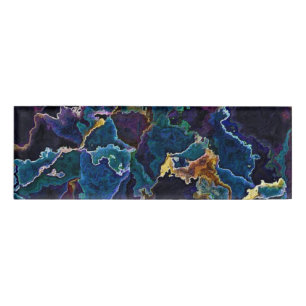 Oil Slick Name Tag