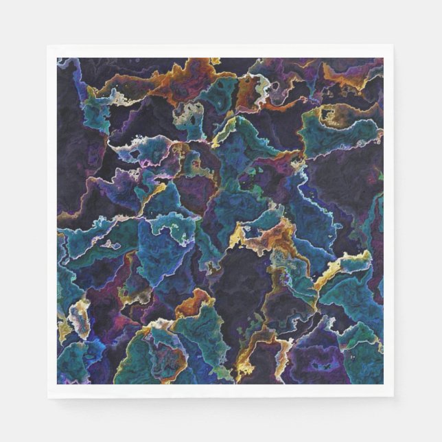 Oil Slick  Napkins (Front)