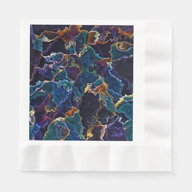 Oil Slick  Napkins (Front)