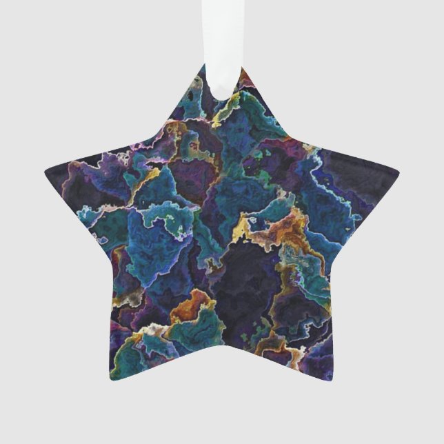 Oil Slick  Ornament (Front)