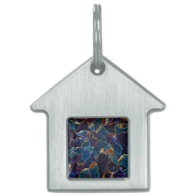 Oil Slick  Pet ID Tag (Front)