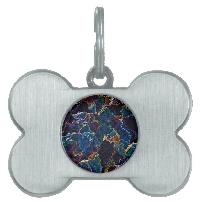 Oil Slick  Pet ID Tag (Front)
