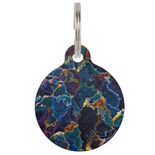 Oil Slick Pet ID Tag
