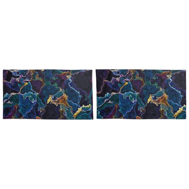 Oil Slick  Pillow Case (Back-Set)