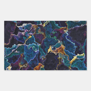 Oil Slick   Rectangular Sticker