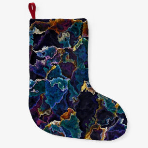 Oil Slick  Small Christmas Stocking