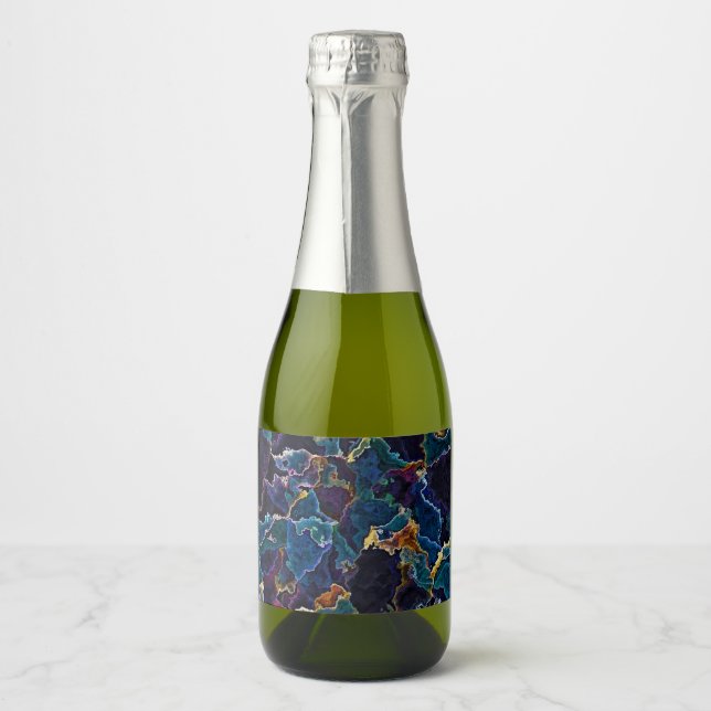 Oil Slick   Sparkling Wine Label (Front)