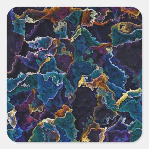 Oil Slick Square Sticker