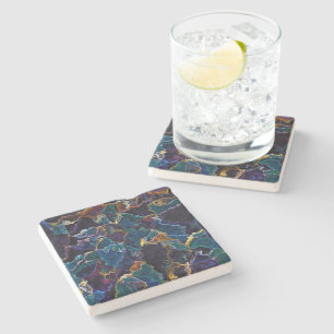 Oil Slick Stone Coaster