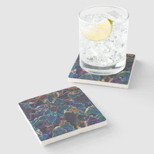 Oil Slick  Stone Coaster