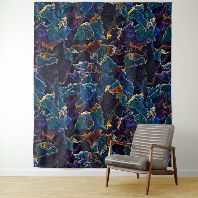 Oil Slick  Tapestry (In Situ)