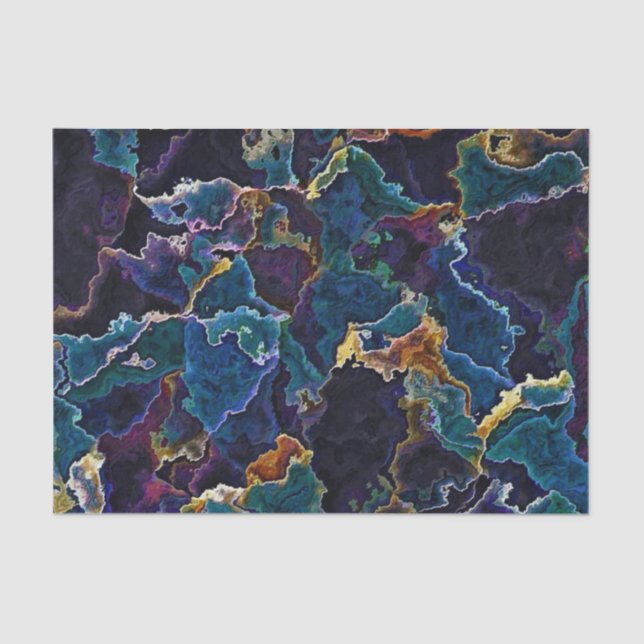 Oil Slick  Tissue Paper (Front)