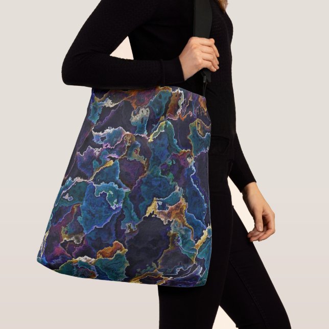 Oil Slick  Tote Bag (Close Up)
