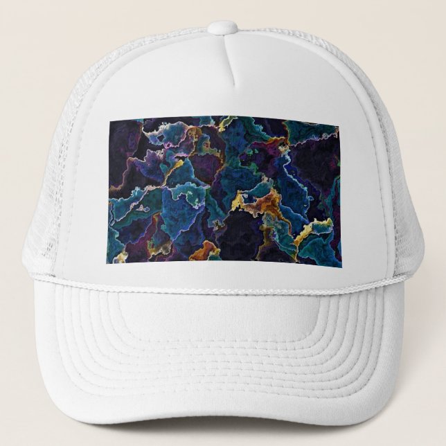 Oil Slick  Trucker Hat (Front)