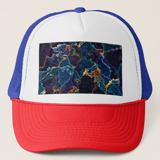 Oil Slick  Trucker Hat (Front)