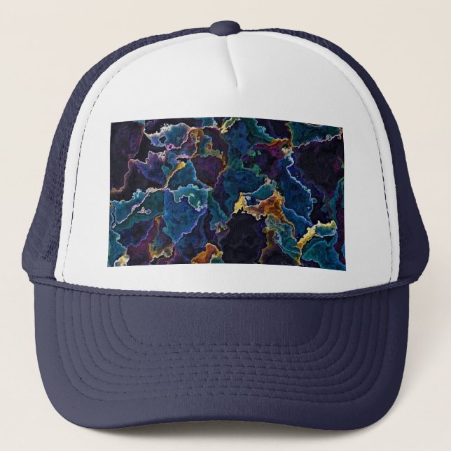 Oil Slick  Trucker Hat (Front)