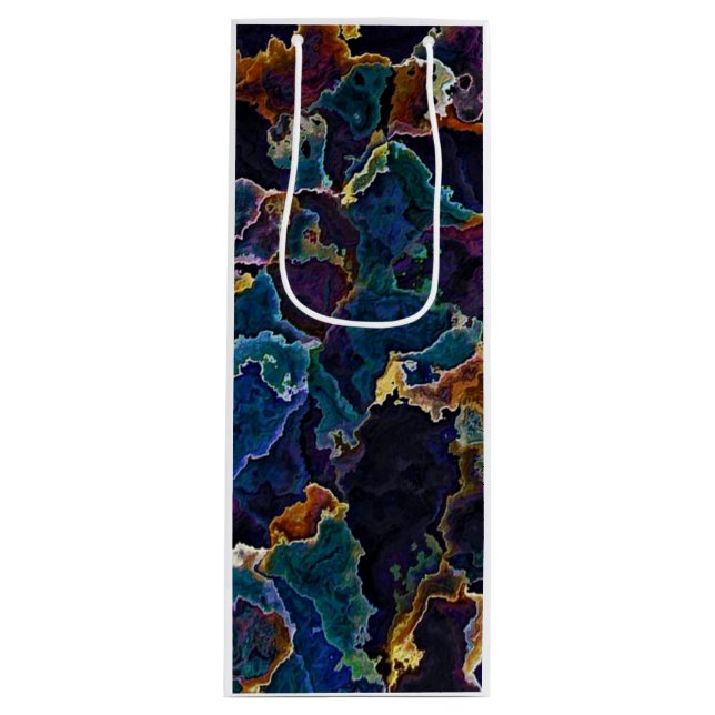 Oil Slick   Wine Gift Bag (Front)