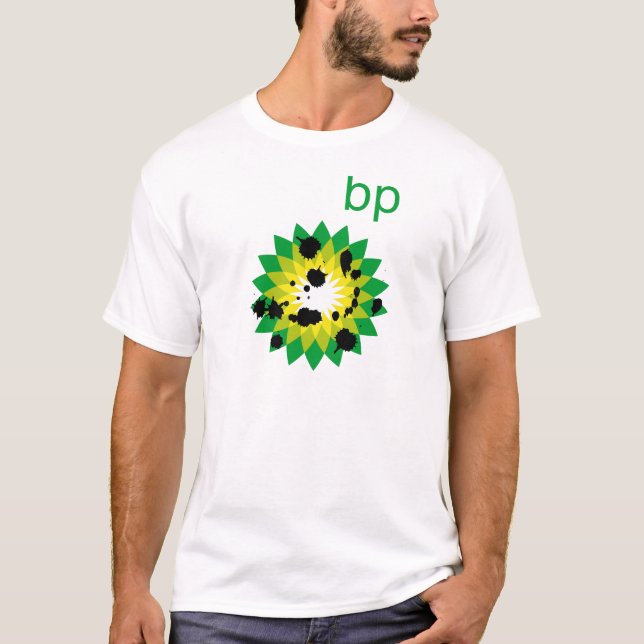 Oil Spattered BP Logo T-Shirt (Front)