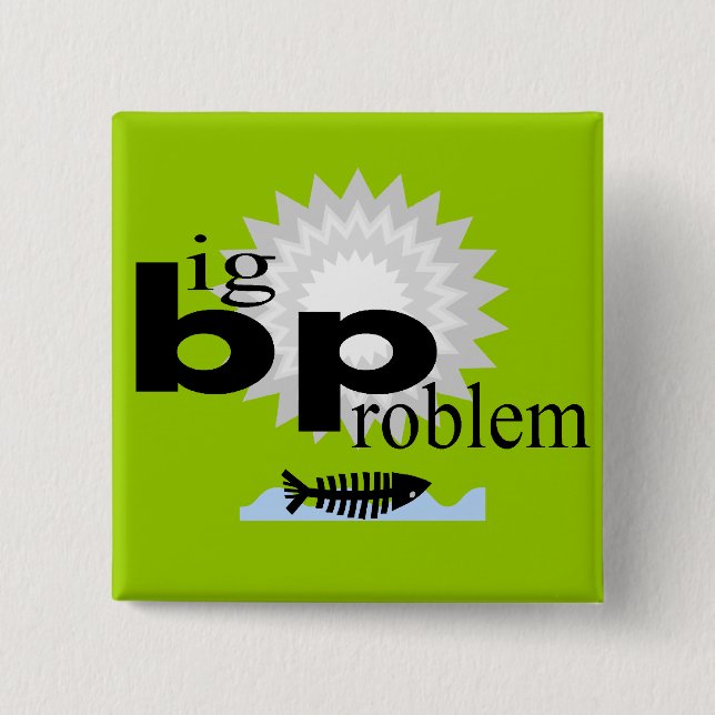 Oil Spill Disaster T-Shirts 15 Cm Square Badge (Front)